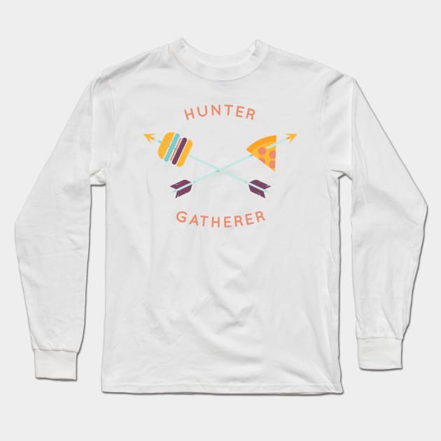 Hunter Gatherer Long Sleeve T-Shirt by wharton